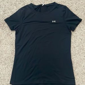 Black Under Armour Heat Gear Tee